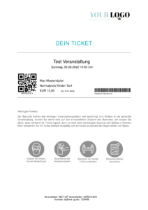 Ticket-Design Ergebnis